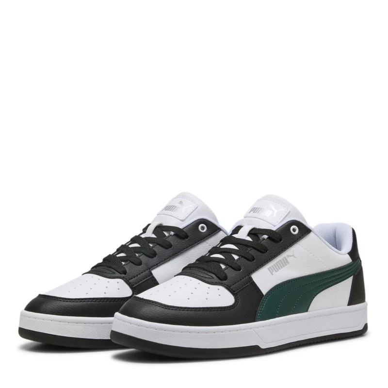 Image of Puma Caven Trainers Mens Wht/Green/Blk male 11 (46)