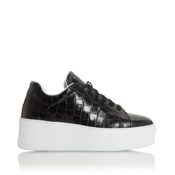 Image of Dune London Elden Flatform Trainers - Black - 484