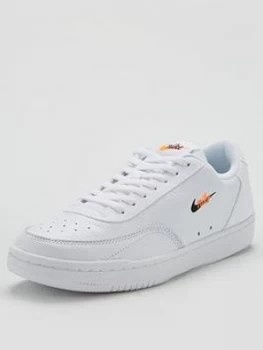 Image of Nike Court Vintage Premium - White/Black/Orange