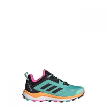 Image of adidas Terrex Agravic Flow Primegreen Trail Running Shoes - Acid Mint / Core Black / Screa