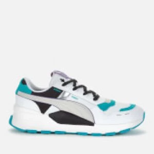 Image of Puma Mens Rs 2.0 Futura Trainers - Puma White/Viridian Green - UK 9