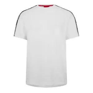 Image of Hugo Sporty Logo T-Shirt 10254453 0 - White