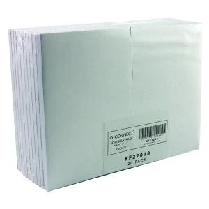 Image of Q-Connect Plain Scribble Pad 160 Pages 148x105mm Pack of 20 KF27018