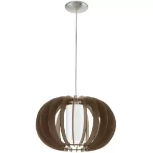 Image of Stellato 3 - 1 Light Spherical Ceiling Pendant Satin Nickel, E27 - Eglo