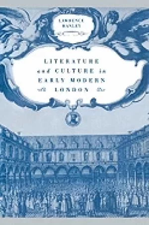 Image of lit and culture early modern london