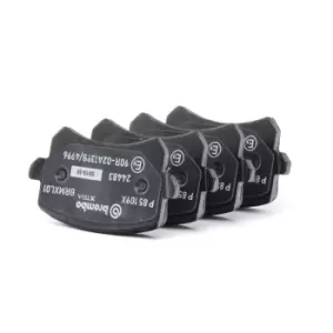 Image of BREMBO Brake pad set VW,AUDI,SEAT P 85 109X 1K0698451L,3AA698451,3C0698451E 3C0698451F,5N0698451,JZW698451E,JZW698451G,3502310XKY00A,3502310XKY00B