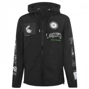 Image of Diesel Tiger Zip Hoodie - Black 900