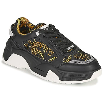 Image of Versace Jeans Couture HATINA mens Shoes Trainers in Black,10.5