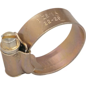 Image of 5 Zinc Plated Hose Clips- you get 5 - Matlock