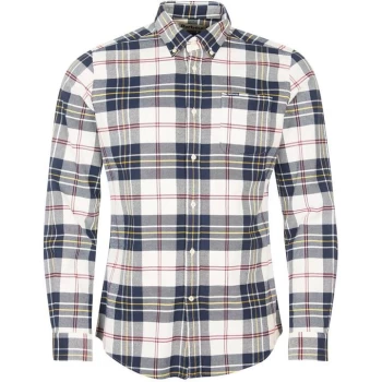 Image of Barbour Ronan Tailored Check - Ecru BE11