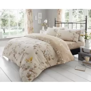 Image of Birdie Blossom Duvet Cover Bedding Set - Natural - King - TJ Hughes
