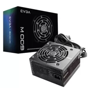 Image of EVGA 600 W1 80 PLUS White PSU 600W Power Supply Unit - 100-W1-0600-K2
