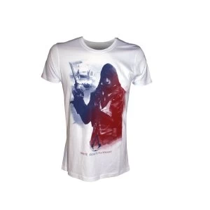 Image of Assassins Creed Unity Arno Freedom Large T-Shirt Large White