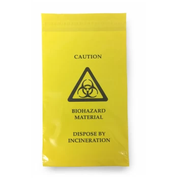 Image of SELF SEAL WASTE BAG 205 x 305mm - Click