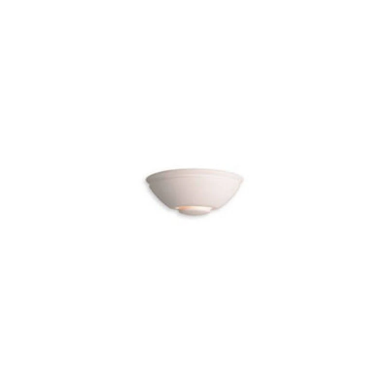 Image of Firstlight Ceramic Paintable Style 250mm Wall Uplighter Unglazed