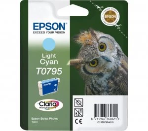 Image of Epson Owl T0795 Light Cyan Ink Cartridge