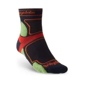 Image of Bridgedale TRAIL RUN Ultralight T2 Coolmax Sport 3/4 Crew Mens - Large Navy