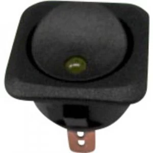 Image of SCI Car toggle switch R13 203L SQ YELLOW 12 Vdc 25 A 1 x OffOn latch