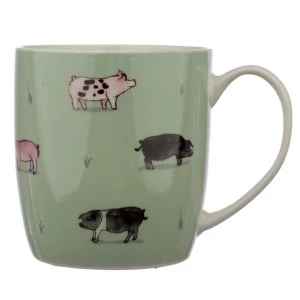 Image of Willow Farm Pigs Porcelain Mug