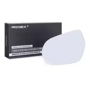 Image of RIDEX Wing Mirror Glass 1914M0326 Side Mirror Glass,Mirror Glass AUDI,A6 Avant (4G5, 4GD, C7),A6 Limousine (4G2, 4GC, C7),A6 Allroad (4GH, 4GJ, C7)