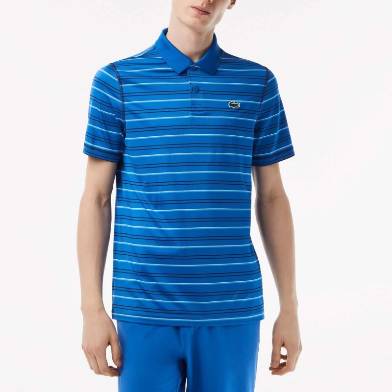 Image of Lacoste Ultra Dry Stretch UV Protection Golf Polo Shirt - Multi Multi XS