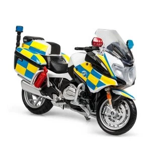 Image of 1:18 Police BMW Motorbike Diecast Model