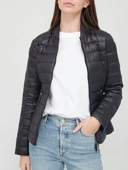 Image of Armani Exchange Padded Packaway Jacket Black Size M Women
