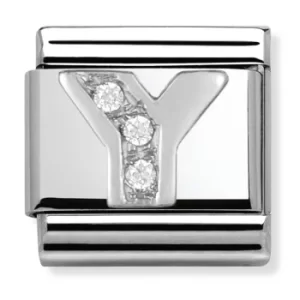 Image of Nomination CLASSIC Silvershine Letter Y Charm 330301/25