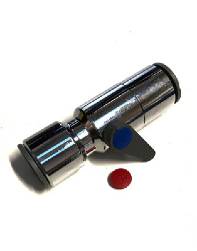 Image of John Guest Chrome Plated Lever Ball Valve 15mm (15BV) Silver