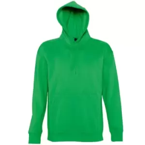Image of SOLS Slam Unisex Hooded Sweatshirt / Hoodie (L) (Kelly Green)