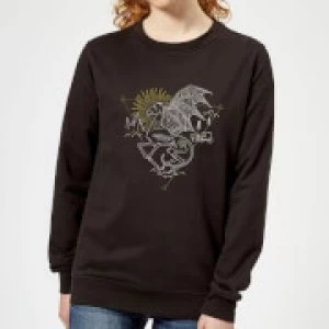 Image of Harry Potter Thestral Womens Sweatshirt - Black - S