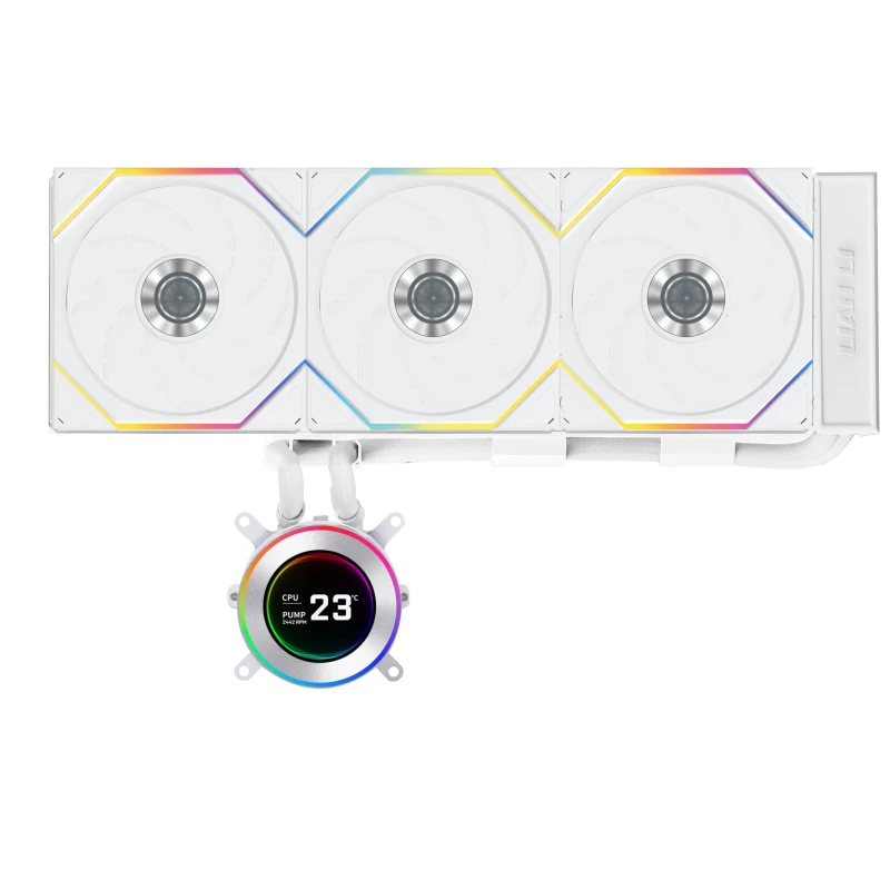 Image of Lian Li Lian Li GA II Hydroshift II LCD-C 360TL Processor All-in-One liquid cooler 12cm White GHS2LCD36TW