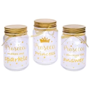 Image of Firefly Words LED Prosecco Jar