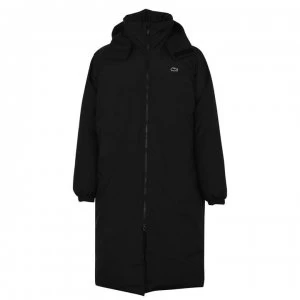 Image of Lacoste L!VE Long Hooded Parka Jacket - Black C31