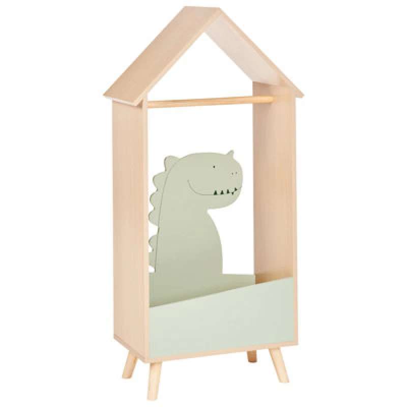 Image of Beliani Kids Coat Stand Durango Light Brown