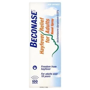 Image of Beconase Hayfever Relief for Adults Nasal Spray 100 Sprays