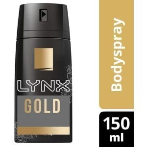 Image of Lynx Gold Body Spray Deodorant 150ml
