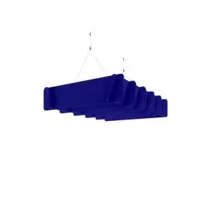 Image of Piano Scales acoustic suspended ceiling raft in dark blue 1200 x 800mm
