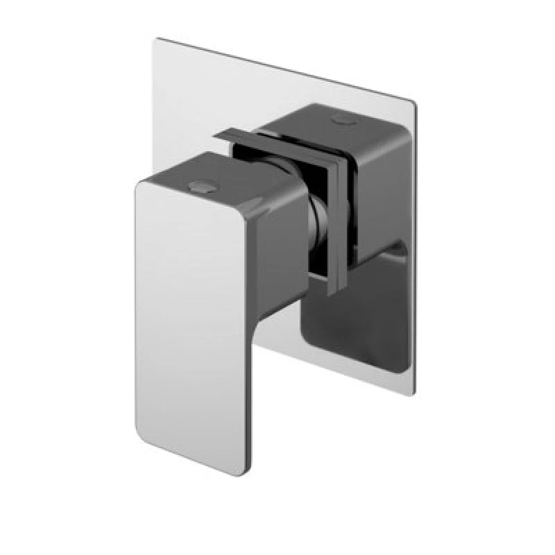 Image of Balterley Empire Square Concealed Shower Stop Tap Chrome Balterley Silver