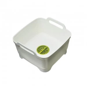Image of Joseph Wash and Drain Washing Up Bowl - Green
