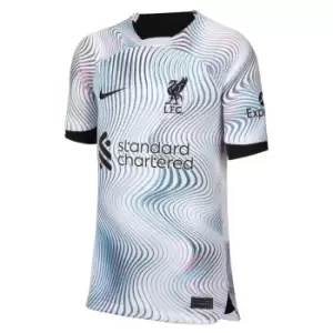 Image of Nike DRI-FIT Liverpool FC Stadium Away Shirt 2022/2023 Mens - White