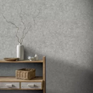 Image of Concrete Grey Wallpaper Grey