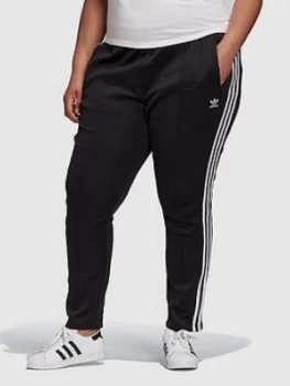 Image of Adidas Originals Superstar Track Pants (Curve) - Black