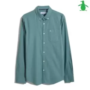 Image of Original Penguin Original Long Sleeve Shirt Mens - Green