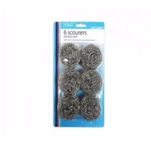 Image of Zexum Stainless Steel Kitchen Cleaning Scourers Pads - Single