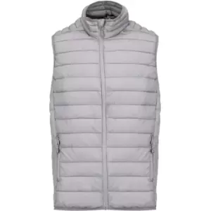 Image of Kariban Mens Quilted Lightweight Down Bodywarmer (M) (Marl Silver)