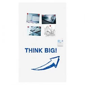 Image of Legamaster Wall Mountable Magnetic Whiteboard Enamel WALL-UP 119.5 x 200 cm