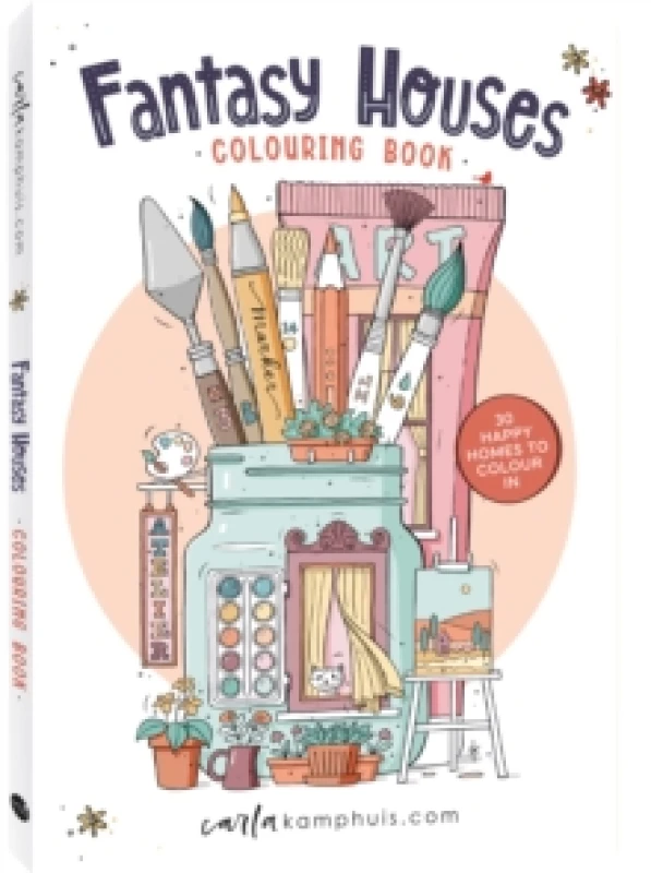 Image of Fantasy Houses : 30 Happy homes to colour in Paperback