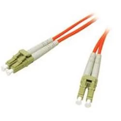 Image of C2G 20m LC-LC 62.5/125 OM1 Duplex Multimode PVC Fibre Optic Cable (LSZH) - Orange