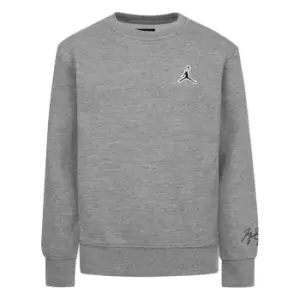Image of Air Jordan Fleece Crew Sweatshirt Juniors - Grey